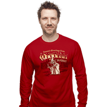 Load image into Gallery viewer, Daily_Deal_Shirts Long Sleeve Shirts, Unisex / Small / Red Dagobah Humbug
