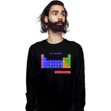 Load image into Gallery viewer, Secret_Shirts Long Sleeve Shirts, Unisex / Small / Black Periodic Table of Power-ups
