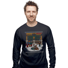 Load image into Gallery viewer, Daily_Deal_Shirts Long Sleeve Shirts, Unisex / Small / Dark Heather The Christmas Fight
