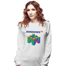 Load image into Gallery viewer, Shirts Long Sleeve Shirts, Unisex / Small / White Operating System
