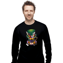 Load image into Gallery viewer, Daily_Deal_Shirts Long Sleeve Shirts, Unisex / Small / Black Mad Hatter Mug
