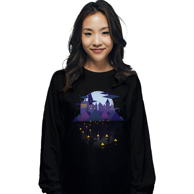 Daily_Deal_Shirts Long Sleeve Shirts, Unisex / Small / Black Wizard Castle