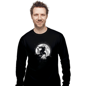 Shirts Long Sleeve Shirts, Unisex / Small / Black Moonlight Hero