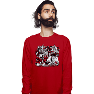 Secret_Shirts Long Sleeve Shirts, Unisex / Small / Red Old Friends