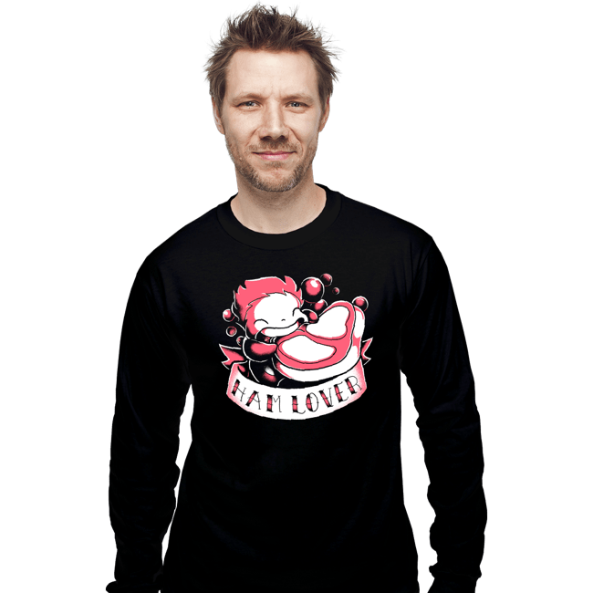 Shirts Long Sleeve Shirts, Unisex / Small / Black Ham Lover