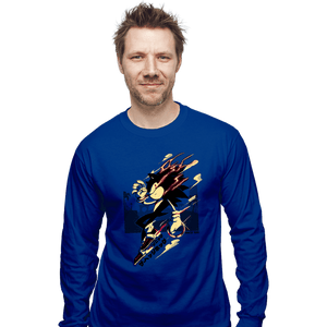 Daily_Deal_Shirts Long Sleeve Shirts, Unisex / Small / Royal Blue Fastest Dude