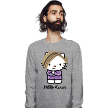 Load image into Gallery viewer, Secret_Shirts Long Sleeve Shirts, Unisex / Small / Sports Grey Karen Kitty
