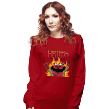 Load image into Gallery viewer, Daily_Deal_Shirts Long Sleeve Shirts, Unisex / Small / Red Hellmo
