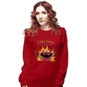 Daily_Deal_Shirts Long Sleeve Shirts, Unisex / Small / Red Hellmo