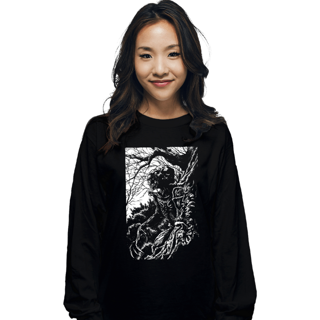Shirts Long Sleeve Shirts, Unisex / Small / Black PumpkinHead