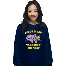 Load image into Gallery viewer, Shirts Long Sleeve Shirts, Unisex / Small / Navy Kitthanos!
