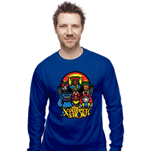 Load image into Gallery viewer, Daily_Deal_Shirts Long Sleeve Shirts, Unisex / Small / Royal Blue The X-Puppet Show
