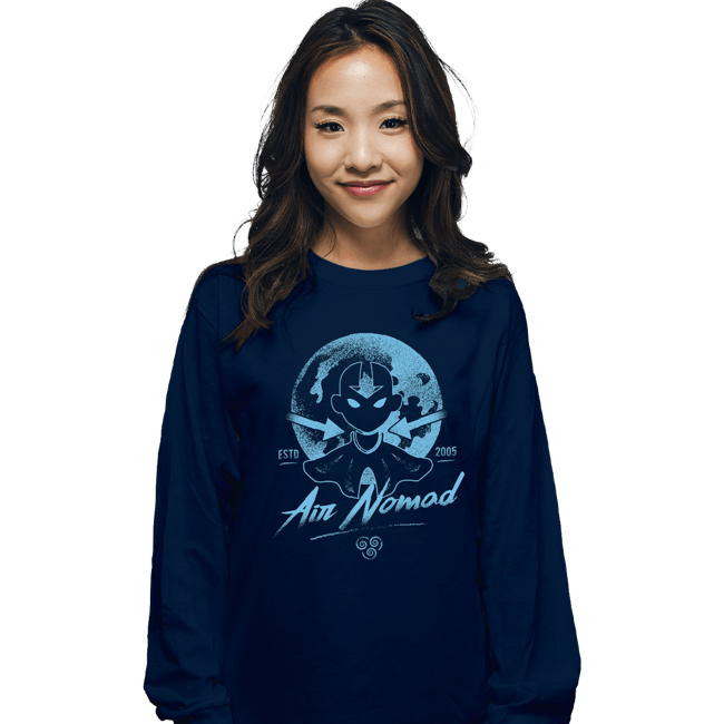 Shirts Long Sleeve Shirts, Unisex / Small / Navy Moonlight Air Nomad