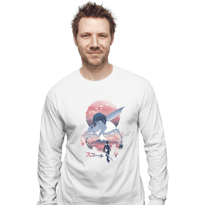 Shirts Long Sleeve Shirts, Unisex / Small / White Ukiyo Squall