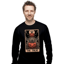 Load image into Gallery viewer, Daily_Deal_Shirts Long Sleeve Shirts, Unisex / Small / Black Halloween Tarot Treat
