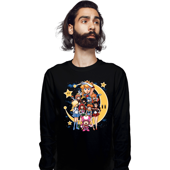 Daily_Deal_Shirts Long Sleeve Shirts, Unisex / Small / Black Sailor Mushroom