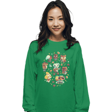 Load image into Gallery viewer, Shirts Long Sleeve Shirts, Unisex / Small / Irish Green Tarantula Island
