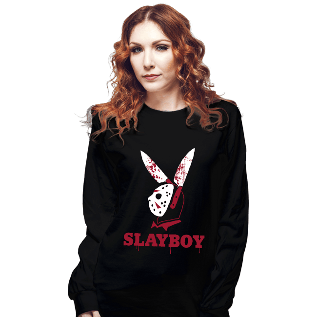 Secret_Shirts Long Sleeve Shirts, Unisex / Small / Black Slay Boy