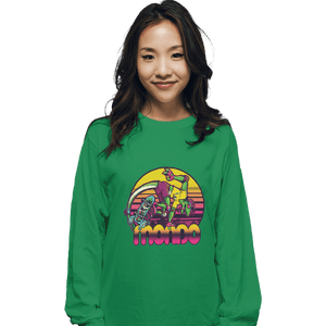 Shirts Long Sleeve Shirts, Unisex / Small / Irish Green Mondo Gecko