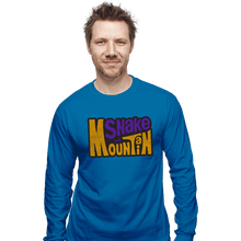Load image into Gallery viewer, Daily_Deal_Shirts Long Sleeve Shirts, Unisex / Small / Sapphire Snake Mountain
