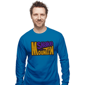 Daily_Deal_Shirts Long Sleeve Shirts, Unisex / Small / Sapphire Snake Mountain