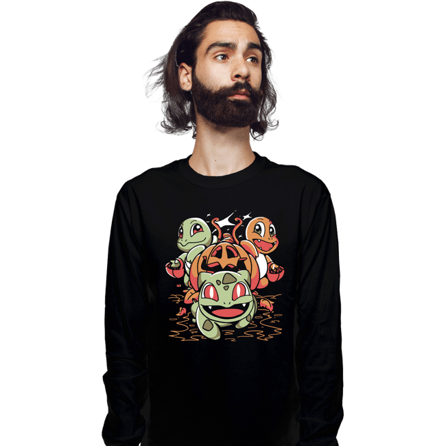 Shirts Long Sleeve Shirts, Unisex / Small / Black Spooky Squad