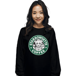 Shirts Long Sleeve Shirts, Unisex / Small / Black Starbowsette Coffee