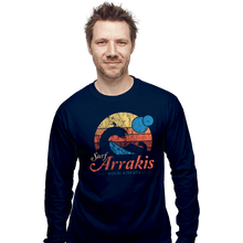 Load image into Gallery viewer, Secret_Shirts Long Sleeve Shirts, Unisex / Small / Navy Surfing Arrakis
