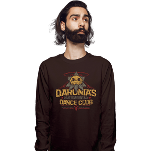 Shirts Long Sleeve Shirts, Unisex / Small / Dark Chocolate Darunia's Death Mountain
