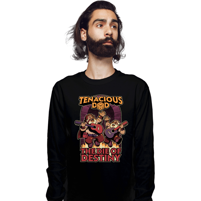 Daily_Deal_Shirts Long Sleeve Shirts, Unisex / Small / Black The Die Of Destiny