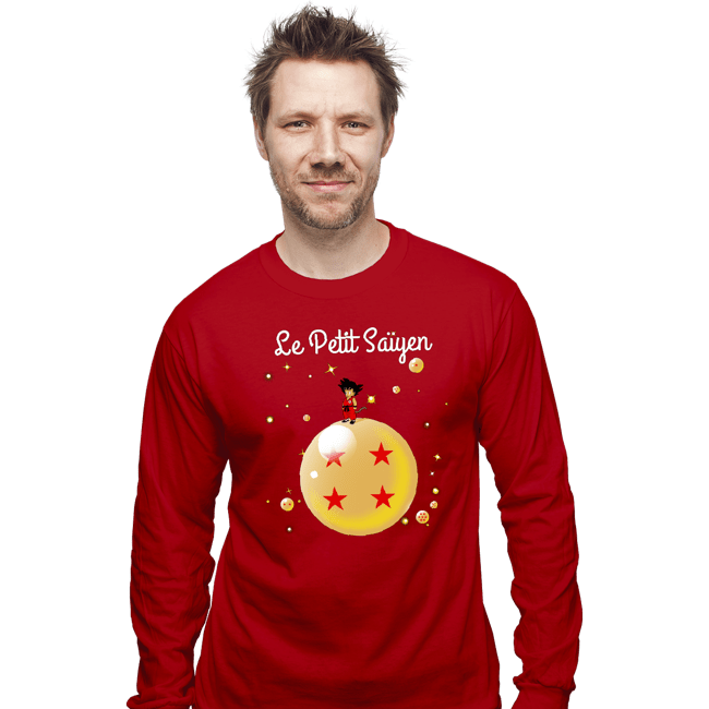 Shirts Long Sleeve Shirts, Unisex / Small / Red Le Petit Saiyen