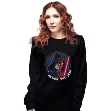 Load image into Gallery viewer, Daily_Deal_Shirts Long Sleeve Shirts, Unisex / Small / Black Never The Jedi

