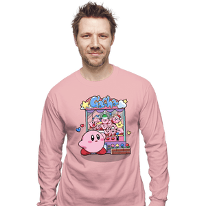 Secret_Shirts Long Sleeve Shirts, Unisex / Small / Pink Kirby Gatcha