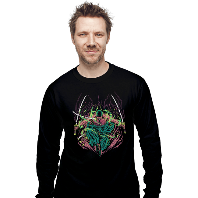 Daily_Deal_Shirts Long Sleeve Shirts, Unisex / Small / Black King Of Hell