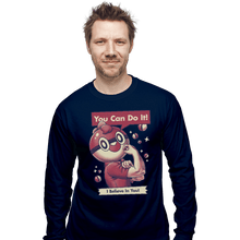 Load image into Gallery viewer, Shirts Long Sleeve Shirts, Unisex / Small / Navy I Believe In You
