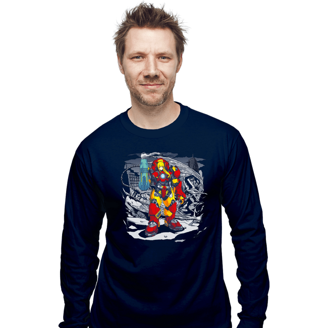 Shirts Long Sleeve Shirts, Unisex / Small / Navy Ridley Buster