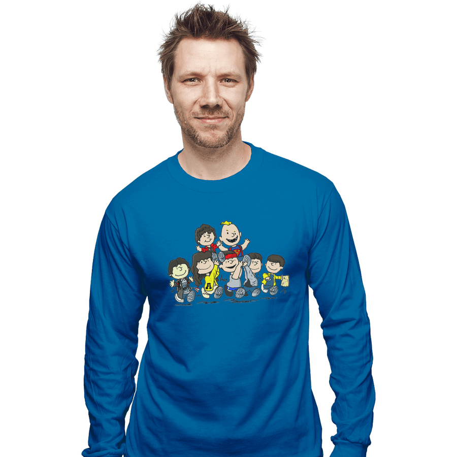 Shirts Long Sleeve Shirts, Unisex / Small / Sapphire Goonuts