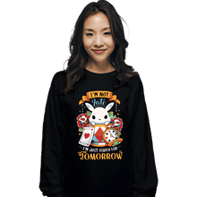 Load image into Gallery viewer, Daily_Deal_Shirts Long Sleeve Shirts, Unisex / Small / Black Wondrous Rabbit
