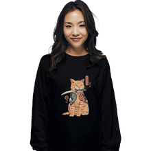 Load image into Gallery viewer, Shirts Long Sleeve Shirts, Unisex / Small / Black Catana
