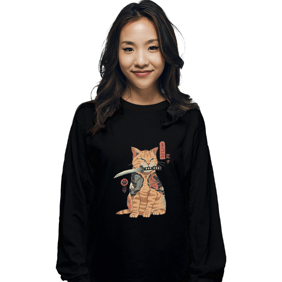 Shirts Long Sleeve Shirts, Unisex / Small / Black Catana