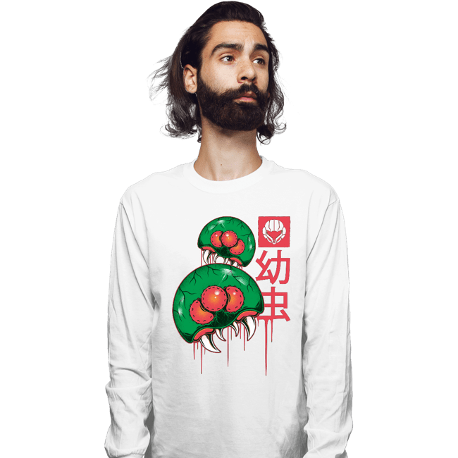 Shirts Long Sleeve Shirts, Unisex / Small / White The Larvas