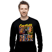 Load image into Gallery viewer, Secret_Shirts Long Sleeve Shirts, Unisex / Small / Black Cage  Fighter
