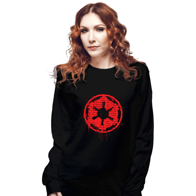 Shirts Long Sleeve Shirts, Unisex / Small / Black Imperial Spray
