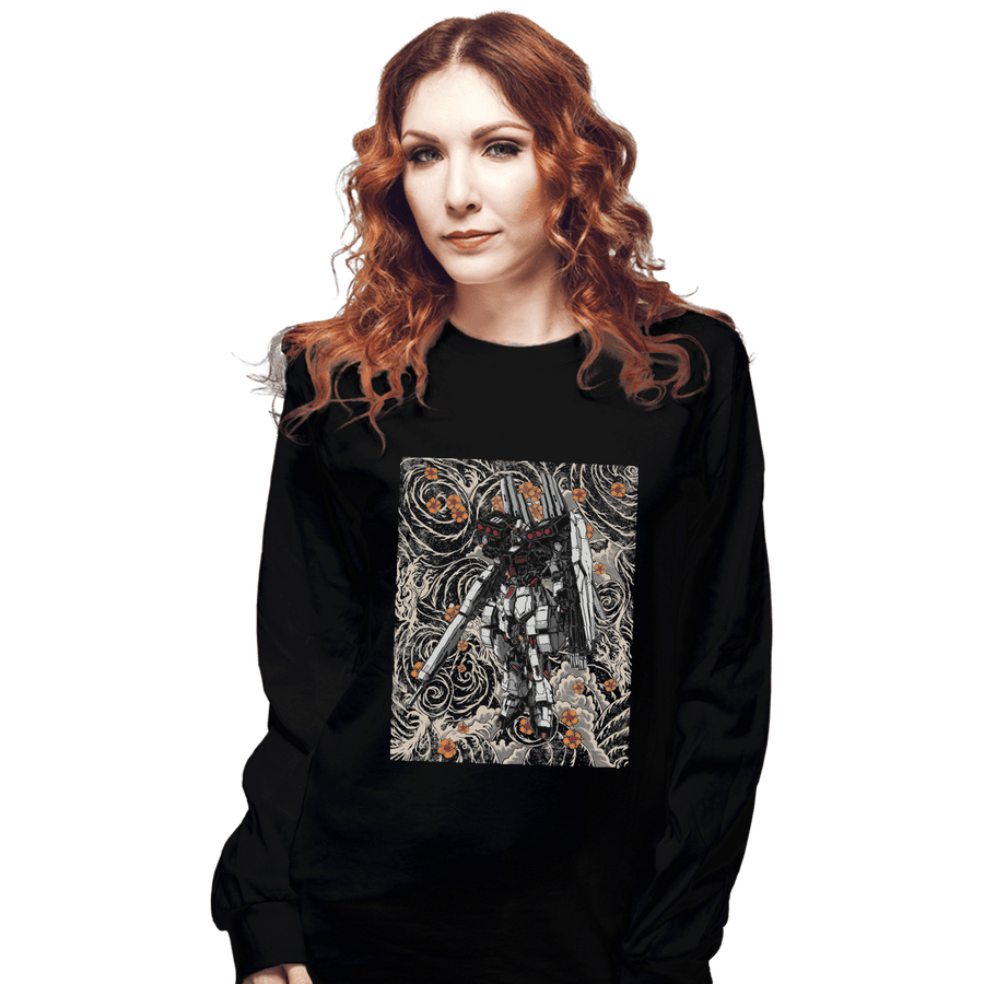 Shirts Long Sleeve Shirts, Unisex / Small / Black The VGundam Double Fin Funnel