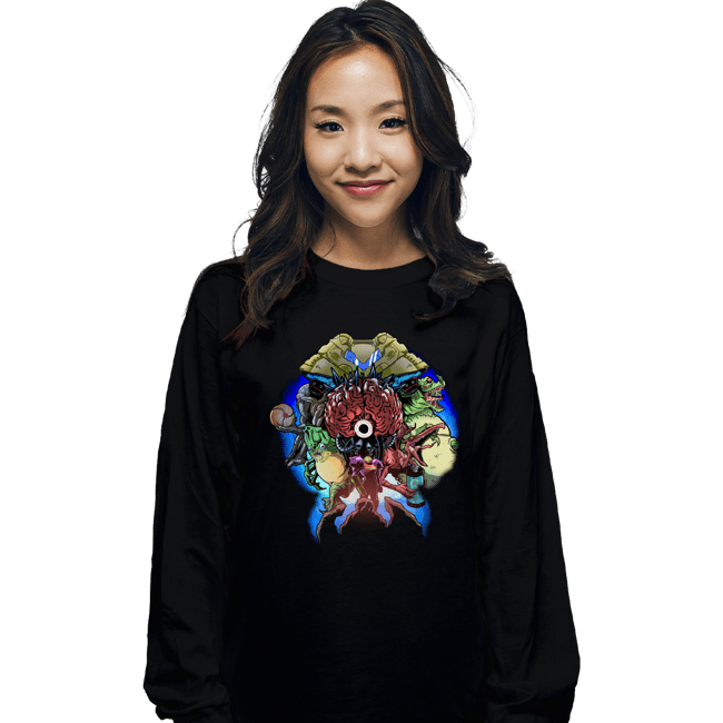 Daily_Deal_Shirts Long Sleeve Shirts, Unisex / Small / Black A Super Metroid Story