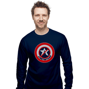 Secret_Shirts Long Sleeve Shirts, Unisex / Small / Navy Not My Cap