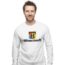 Load image into Gallery viewer, Shirts Long Sleeve Shirts, Unisex / Small / White Minecrosoft
