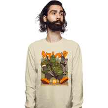 Load image into Gallery viewer, Secret_Shirts Long Sleeve Shirts, Unisex / Small / Natural Samurai Shrek
