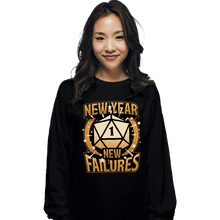 Load image into Gallery viewer, Secret_Shirts Long Sleeve Shirts, Unisex / Small / Black New Year More Failures
