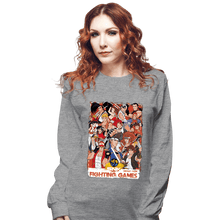Load image into Gallery viewer, Daily_Deal_Shirts Long Sleeve Shirts, Unisex / Small / Sports Grey SNK Fight
